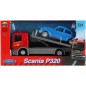 Auto odtahovka Welly Scania P320 + auto kov/plast 15cm 4 barvy