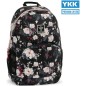 Ars Una Studentský batoh Flowery Black AU14 a sluchátka zdarma