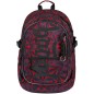 Školní batoh BAAGL Core Red Polygon 3dílný set