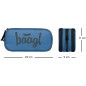 Studentský batoh Baagl Coolmate Ocean Blue, 3 dílný set