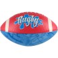 Míček rugby ovál pěna 14cm 3 barvy