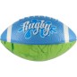 Míček rugby ovál pěna 14cm 3 barvy