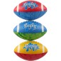 Míček rugby ovál pěna 14cm 3 barvy
