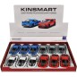 Auto Kinsmart 2024 Ford Mustang Dark Horse 1:38 kov/plast 12,5cm 4 barvy na zpětné nat.