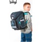 Aktovka Minecraft Baagl Ergo Blue - set