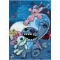Puzzle XL Stitch svítící ve tmě neon 100 dílků