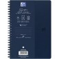 Linkovaný blok spirálový Oxford Signature A5, modrý