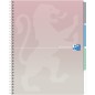 Čtverečkovaný blok spirálový Oxford Projectbook A4/80 listů, mix