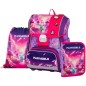 Aktovka Oxybag PREMIUM Playworld Girl, 5dílný set a svačinový box zdarma