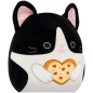 SQUISHMALLOWS kočka Černo bílá - Cicely, 30 cm