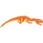 Náramek dinosaurus natahovací mačkací silikon 22cm 4 barvy