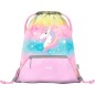 Aktovka pro prvňáčky Baagl Zippy plus Rainbow Unicorn SET: aktovka, penál, sáček