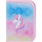 Aktovka pro prvňáčky Baagl Zippy plus Rainbow Unicorn SET: aktovka, penál, sáček