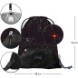 Školní aktovka pro prvňáčka Baagl Zippy plus Pixel Space: aktovka SET, penál, sáček