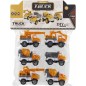 Mini stavební auta 6ks