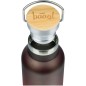 BAAGL Termoláhev s bambusovým víčkem Gradient červeno-černá 500 ml