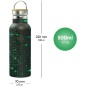 BAAGL Termoláhev s bambusovým víčkem Numbers 500 ml