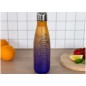BAAGL Termoláhev s kovovým víčkem Gradient žluto-fialová 500 ml