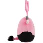 SQUISHMALLOWS Klíčenka Černo růžová kráva - Pollyanna