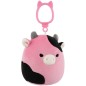 SQUISHMALLOWS Klíčenka Černo růžová kráva - Pollyanna