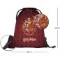 SET školní batoh Baagl Skate Harry Potter Bradavice vínový: batoh, penál, vak