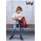 SET školní batoh Baagl Skate Harry Potter Bradavice vínový: batoh, penál, vak