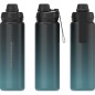 Láhev na pití z nerezové oceli coocazoo 0,7 l, Gradient Teal