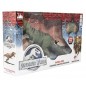 Dinosaurus chodící IC velociraptor 50cm na baterie se zvukem se světlem