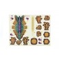 3D puzzle dinosaurus skládačka papírové 4 druhy