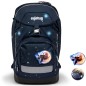 Školní batoh chlapecký Ergobag prime Galaxy modrý SET
