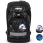 Školní set Ergobag prime Black reflexní batoh+penál+desky a doprava zdarma