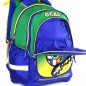 Školní batoh Target Goal zeleno/modrý