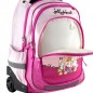 Školní batoh trolley Nici fialovo-ružový tři ovečky