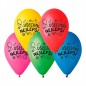 Balonek /Balonky nafukovací 10'' průměr 26cm Všechno nejlepší 10ks