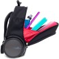 Nikidom Roller UP XL White Fire školní batoh na kolečkách, sluchátka a doprava zdarma