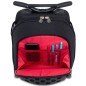 Nikidom Roller UP XL White Fire školní batoh na kolečkách, sluchátka a doprava zdarma