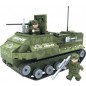 Stavebnice Dromader Vojáci Tank 22408 199ks  25,5x18,5x4,5cm