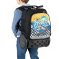 Školní taška Nikidom Roller UP XL Tropic na kolečkách, sluchátka a doprava zdarma