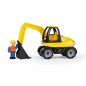 Auto Truckies bagr  25cm s figurkou  24m+