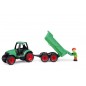 Auto Truckies traktor s vlečkou a figurkou 32 cm