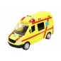 Auto ambulance záchranáři na baterie se světlem a zvukem