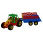 Traktor s vlekem  75cm 2 barvy