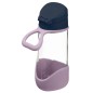 Sport láhev na pití 450 ml - indigo/růžová