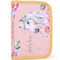 Školní aktovka pro prvňáčky Oxybag PREMIUM Light Kůň romantic 9dílný set a box na sešity zdarma