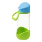 Sport láhev na pití 600 ml - modrá/zelená