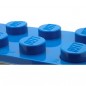LEGO Brick - hodiny s budíkem, modré