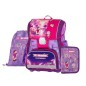 Škoní aktovka Oxybag Premium Playworld Girl Pixel - 5dílný set