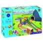 Dráha Kid Cars - Železnice s městem 4,1m v krabici 59x40x15cm Wader