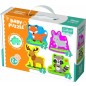 Puzzle baby Zvířátka v lese 4ks 2+