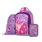 Školní batoh OXYGO Playworld Girl Pixel - 5dílný set